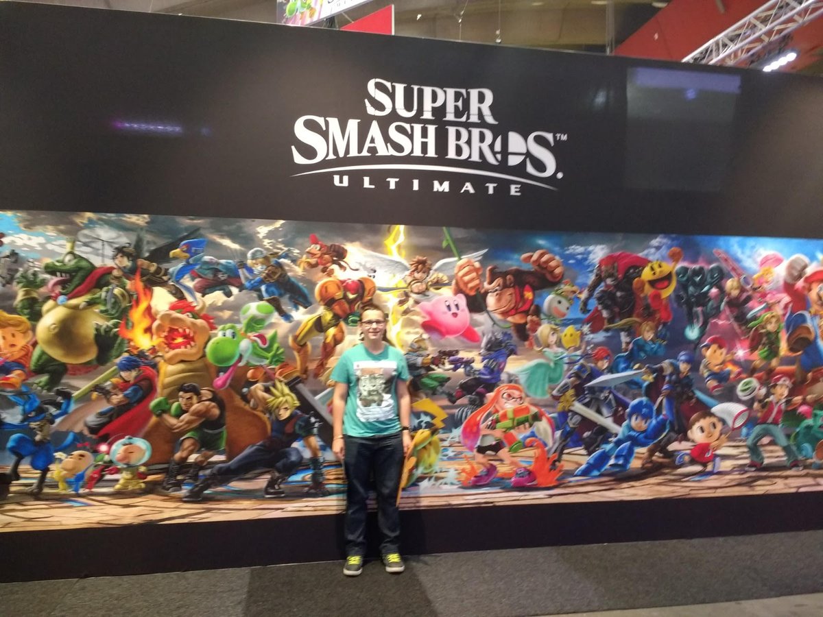 grenaja07's tweet photo. Veel plezier gehad op #GameForce2018. Ik zie jullie volgend jaar terug!

Blij om Smash Ultimate en Pokémon Let's Go vroeg te spelen c:

#SwitchFun https://t.co/86ndsdB0Rc