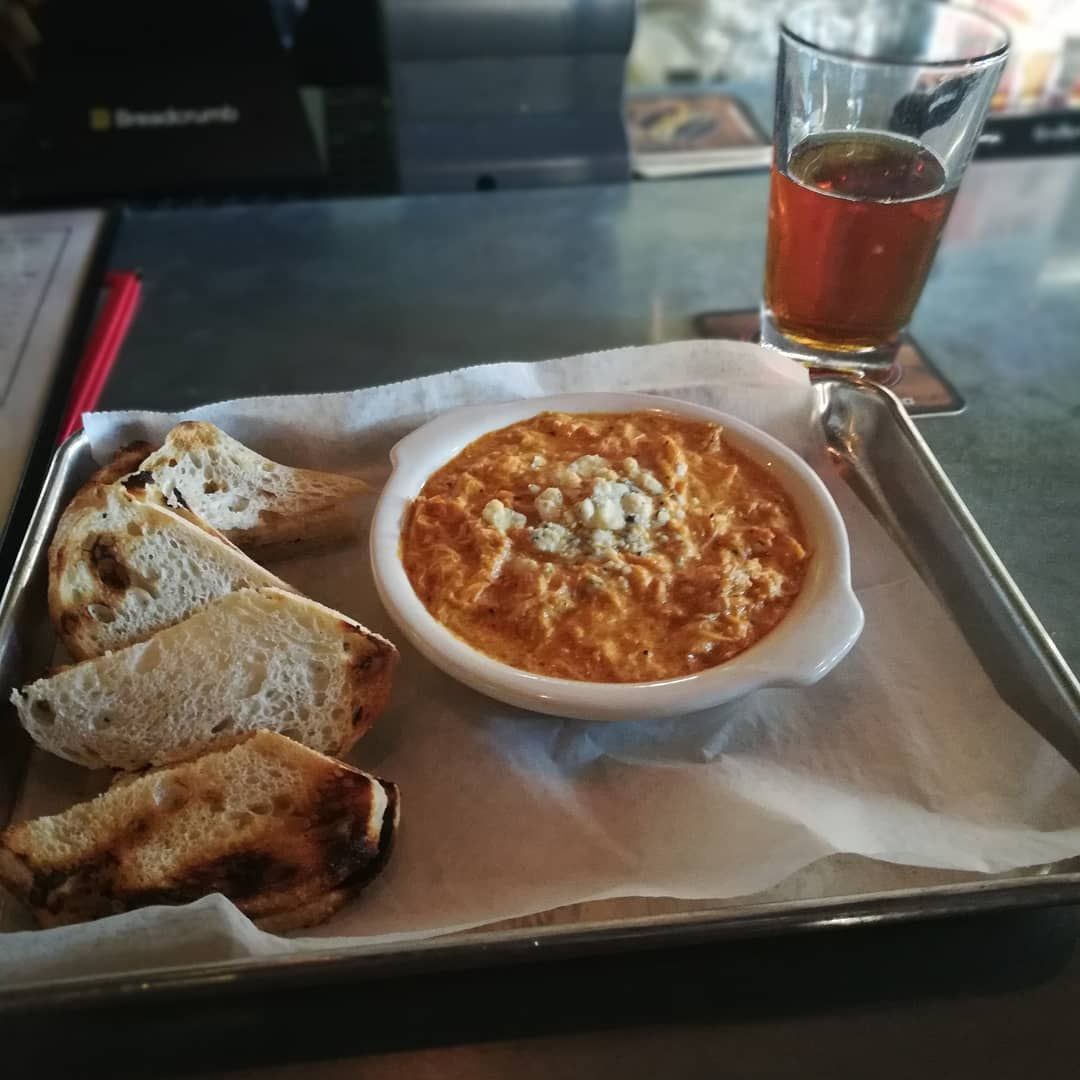 HighlineRxR's tweet photo. Warm buffalo chicken dip and a brew. The perfect chilly NFL Sunday snack. 

📷 Joel Arias https://t.co/FLQQmOAzgW