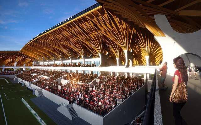 Of course my previous favourite was the Pancho Arena in Hungary with a capacity of less than 4,000