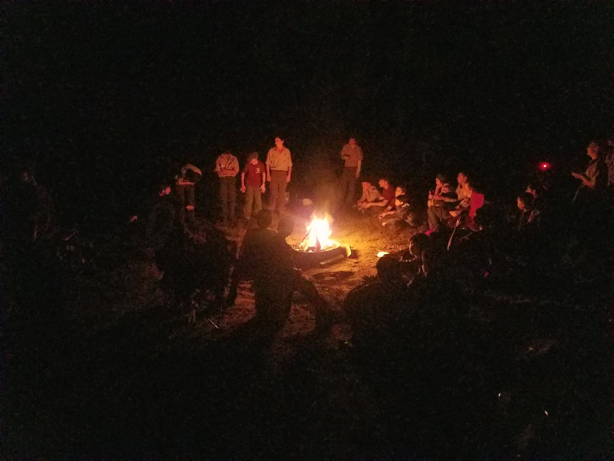 Troop298's tweet image. #campfire ... and the best part is no rain! #Troop298