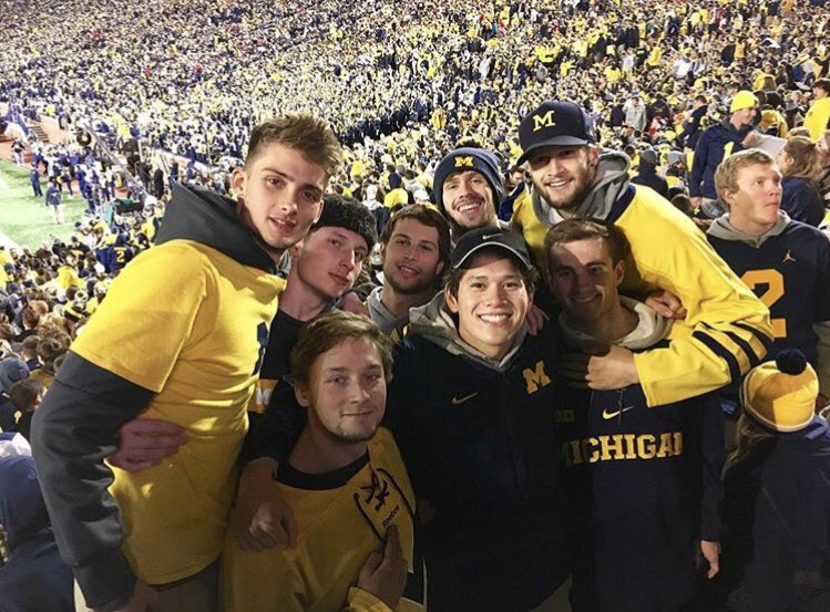 umichswimdive's tweet photo. Big night at the Big House! #GoBlue https://t.co/mG4UxAqe5x