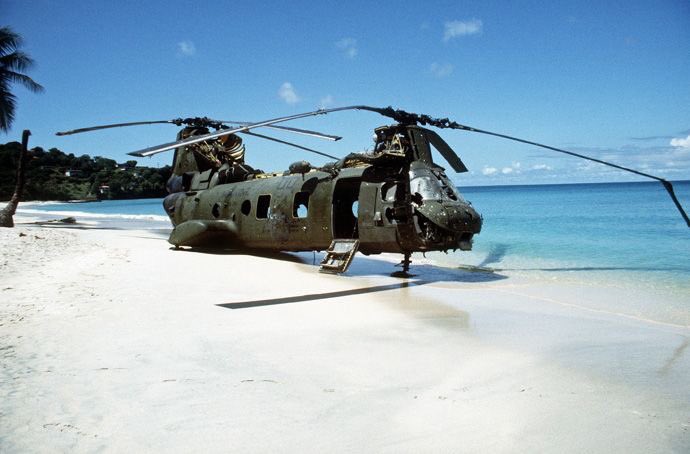 A bandoned Helicopter #CH46