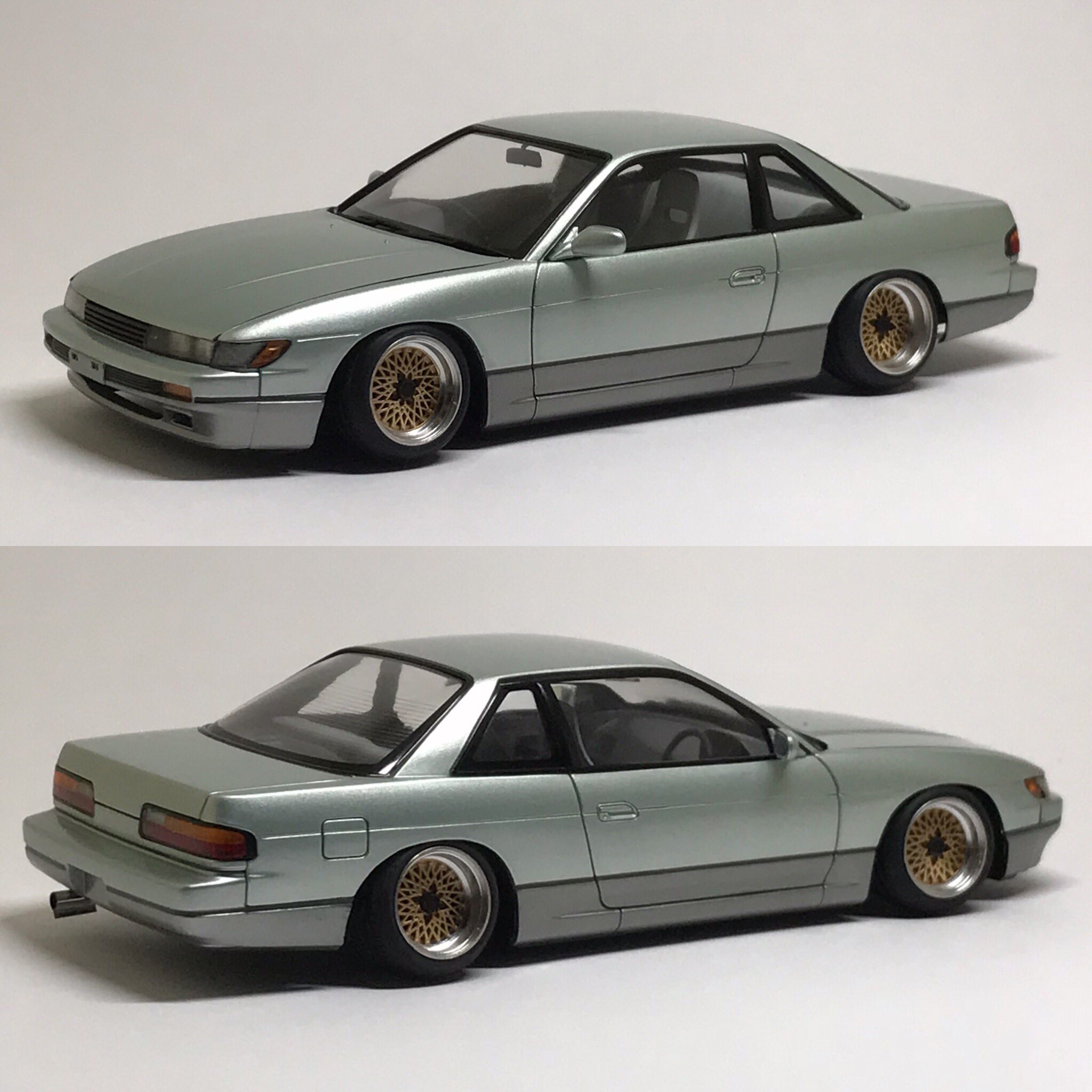 楽天市場】1/24 プリペイントモデル No.13 S13 シルビア前期型 (ライムグリーンツートン) 青島文化教材社 : クロソイド屋 楽天市場店