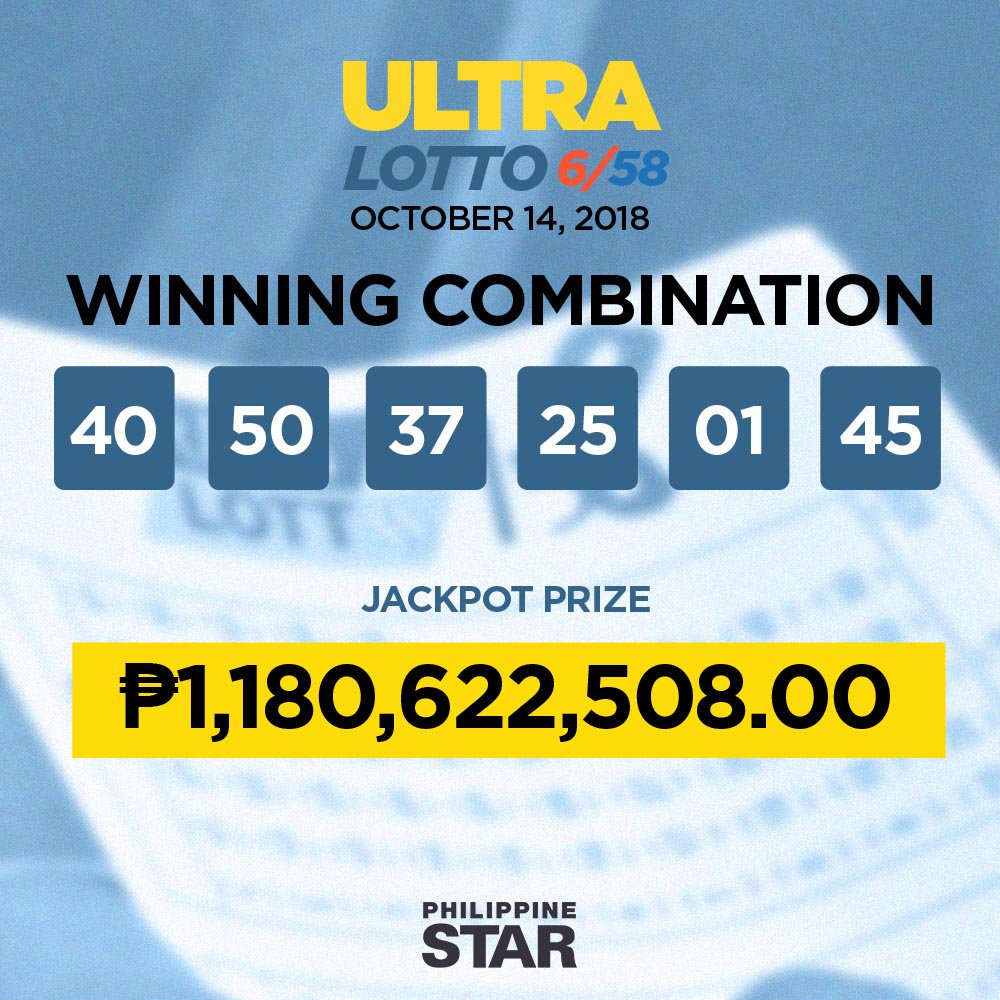 Ultra Lotto 6/58 draw tonight, October
