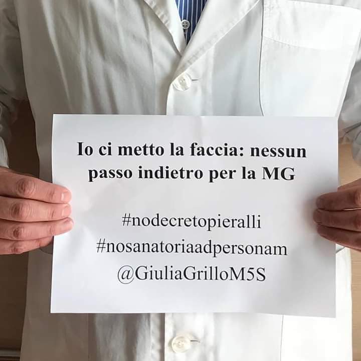 RaffaellaAnn's tweet photo. Io ci metto la faccia: nessun passo indietro per la MG #nodecretopieralli #nosanatoriaadpersonam Giulia Grillo https://t.co/OFTpAlwRx5