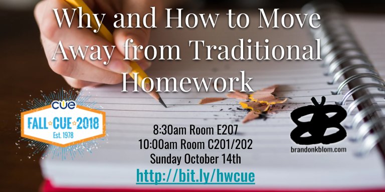 Good morning #fallcue!  Come hangout at either 8:30 or 10:00 this morning.  No better way to start your Sunday morning than a session on homework.