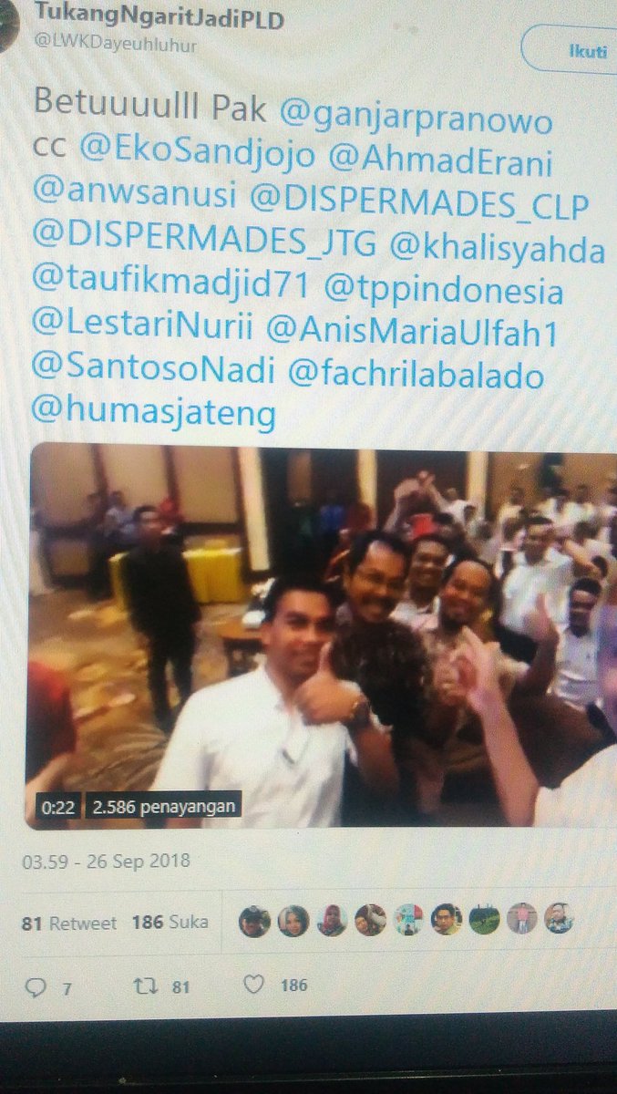 Ganjar Pranowo On Twitter Lho Pasti Saya Dukung Soal Nyoblos