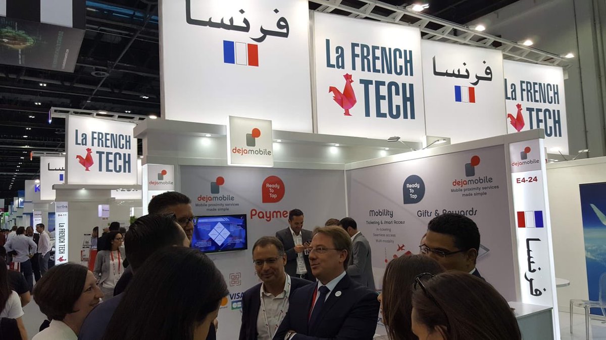 carolineginoux's tweet photo. #FrenchTechPavilion HH Sheikh Hamdan Bin Mohamed Bin Rashid Al Maktoum, Crown Prince of Dubai & HE Ludovic Pouille French Ambassador to the UAE officially inaugurated the #FrenchPavilion @GITEXTechWeek #GITEXTechnologyWeek #FrenchTech @BF_TechServices https://t.co/EmijlHp92S