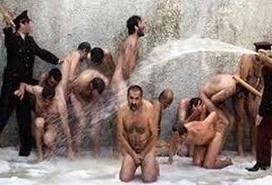 ReportOfTurkey's tweet photo. Prisoners are being tortured by Turkish prison officers. https://t.co/D6mqBf9SML