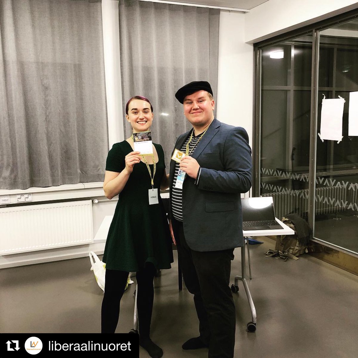 Oli kyl best ilta eilen. Pääsin näkee ihania #nuvaperhe-aktiiveja ja samalla kertomaan libinuorista. Oon nii iloinen, et sain viettää vuoden Nuva ry:llä ja sen jälkeen jatkaa vielä monien järjestön tyyppien ystävänä ❤️