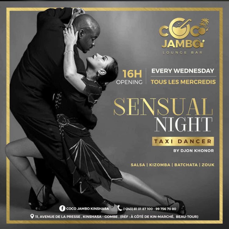 Flame_95's tweet image. Amoureux(ses) de la danse joignez-vous à nous tout les mercredis au Coco Jambo afin de passer des moments inoubliables 
Au programme : #Salsa #Kizomba #Batchata #Zouk

Come have some fun 
And please share 🙏🏾