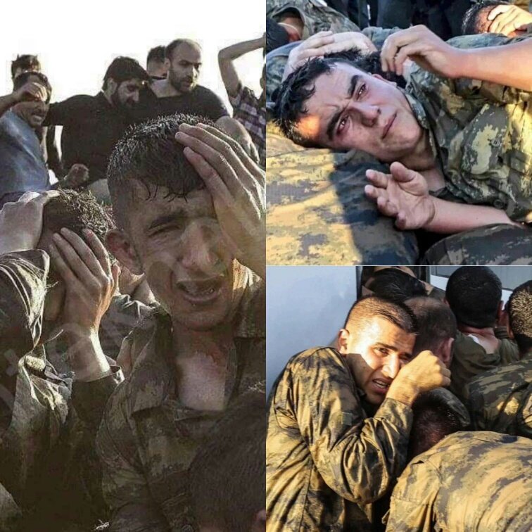 ReportOfTurkey's tweet photo. A group of soldiers are forced to look at the erdogan's picture. They are ordered to say that he is greater than God. Those who did not say it's killed. #pazar https://t.co/mgfSpLiRuL