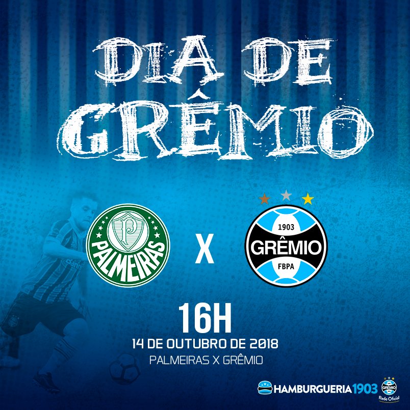 Burger1903's tweet photo. Prepara teu manto tricolor que hoje é dia de Grêmio! https://t.co/MI4LMBw471