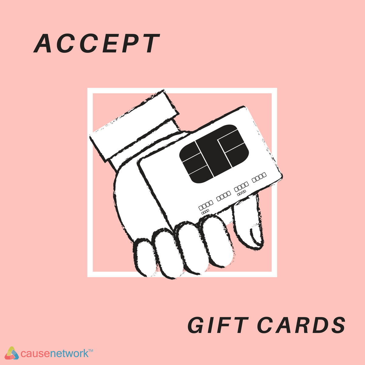Cause_Network's tweet photo. NEW WAY TO DONATE!

Introducing gift card donations. Enable your charity to receive donations via gift cards with CauseNetwork. 
Learn more and sign-up today by visiting https://t.co/Daez7WEF6B https://t.co/9hHb5Oj2ee