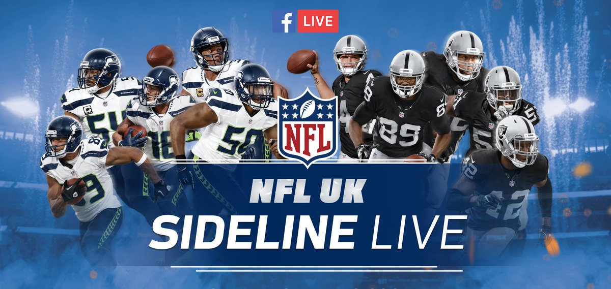 NFLUKIRE's tweet photo. Set your ⏰

NFL UK Sideline Live with @Josh_Denzel1 at @wembleystadium 🏟

Tune-in from 5pm for all your pre-game action 🙌

👀: https://t.co/CjqLVBDJ58 https://t.co/LCAvE8EtJ8