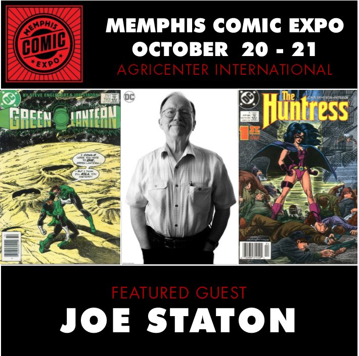 MemphisComicExp's tweet image. @JoeStaton will be at @MemphisComicExp Oct 20-21! #joestaton #memphiscomicexpo #greenlantern #huntress #dicktracy
