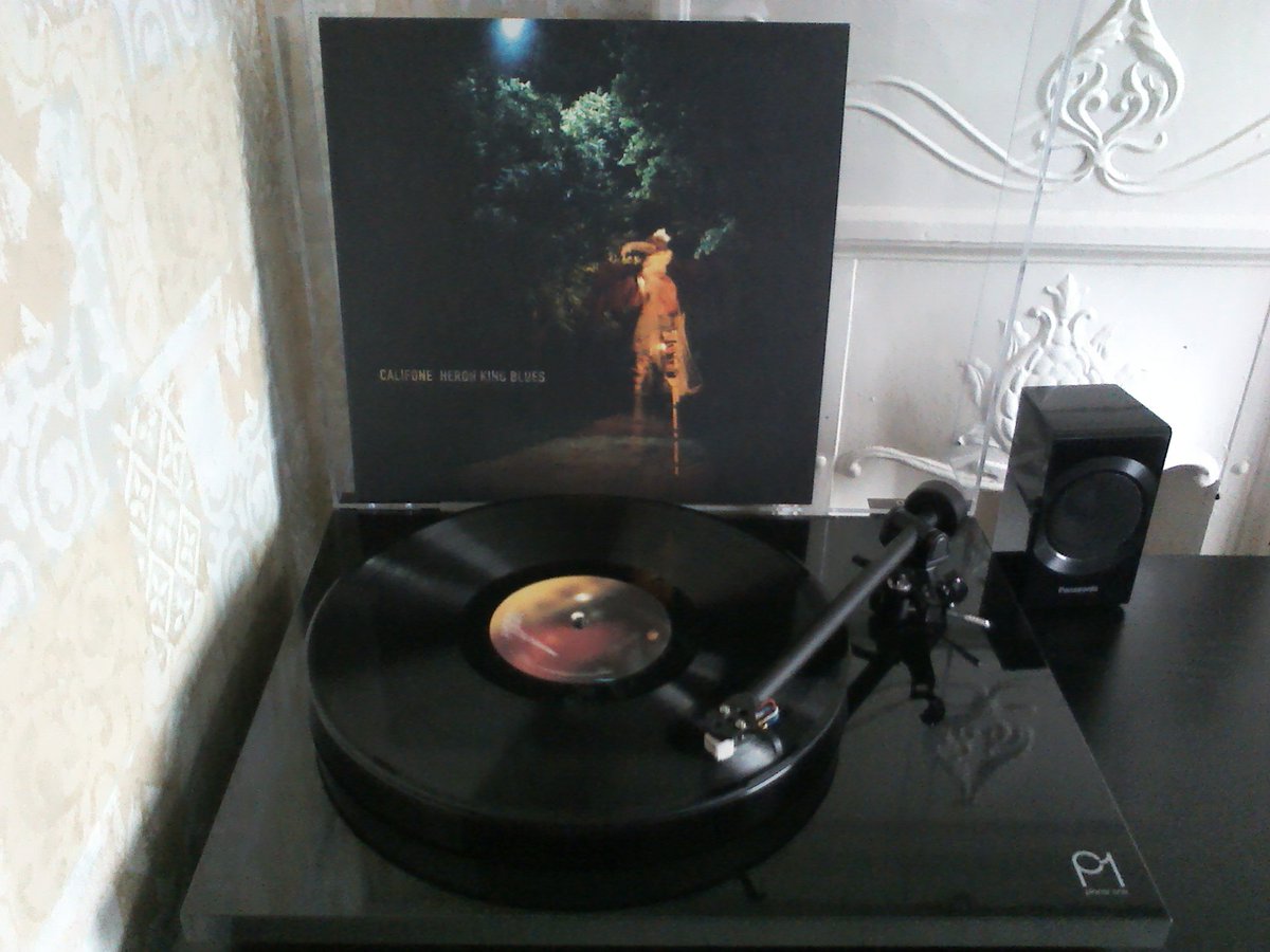 therec0rdplayer's tweet photo. Now Playing - Heron King Blues (2004) by Califone.

This is the expanded 2017 reissue - Pressed onto two 150 gram discs of Black Vinyl.

I love all of Califone's albums but, for me, this strange and beautiful creation is bested only by 'Stitches'.

@califonemusic @DeadOceans https://t.co/OPPwfmTBRJ