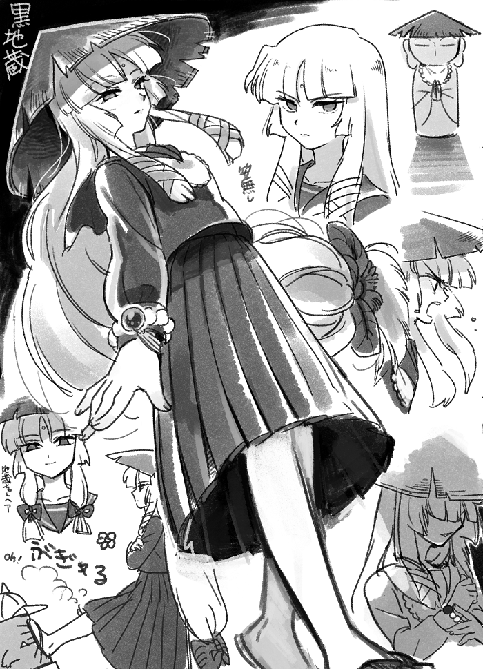 黒地蔵
#となりの地藏ちゃん
#リプきた創作っ子でノート1ページうめる 