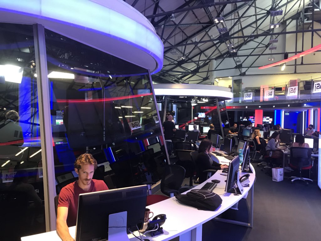 Merci <a href="/frankmelloul/">Frank Melloul</a> pour ta disponibilité et la qualité des échanges lors de la visite des studios <a href="/i24NEWS/">i24NEWS</a> #TLV18UE35  Franck Melloul Ceo <a href="/i24NEWS/">i24NEWS</a> volonté d"un regard différent sur l'actualité du Proche-Orient"  unique chaine startup basée sur la coexistence