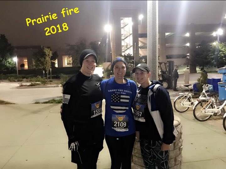 DerbyksS's tweet photo. We must have a death wish running in the rain and cold, but we survived #prariefire2018 https://t.co/qpz3JsnEKd
