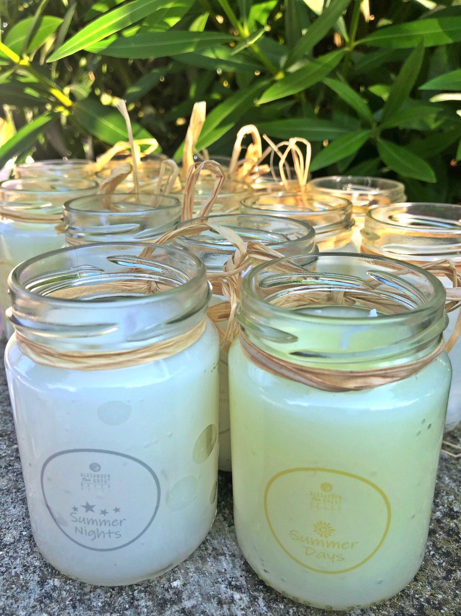 ltreeduck's tweet photo. aromatic candles made from @paphotels essential oils!Smell like paradise!#organic #homieproducts #hotels #halkidiki #Greece https://t.co/gqbyDgVepj