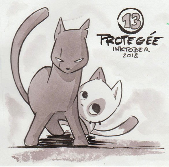 RMingO2's tweet photo. https://t.co/w47wMXggwS
#inktober2018 #inktober #cleoctober #cleo #gardé #guarded #chat #chaton #cat #gato #dessin #draw #drawing #dibujo #ulule #inktoberday13 https://t.co/tb0UvZgxnk
