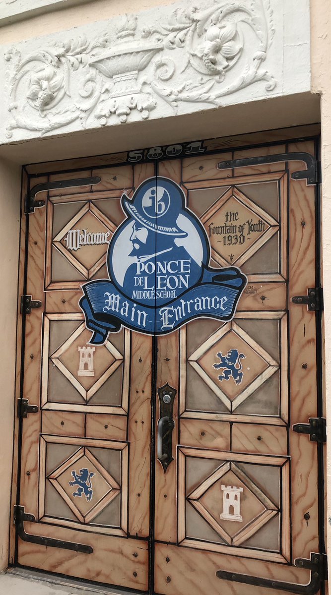 PonceExplorers's tweet photo. See the amazing opportunities and stellar education that @PonceExplorers receive behind these doors. Contact Ms. Ramos at mramos2@dadeschools.net to schedule a tour! #ExploreIB #Ponce #TeamingUpForExcellence https://t.co/dnajt7OLbt