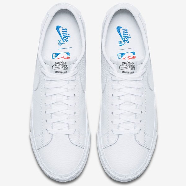nike sb blazer nba white