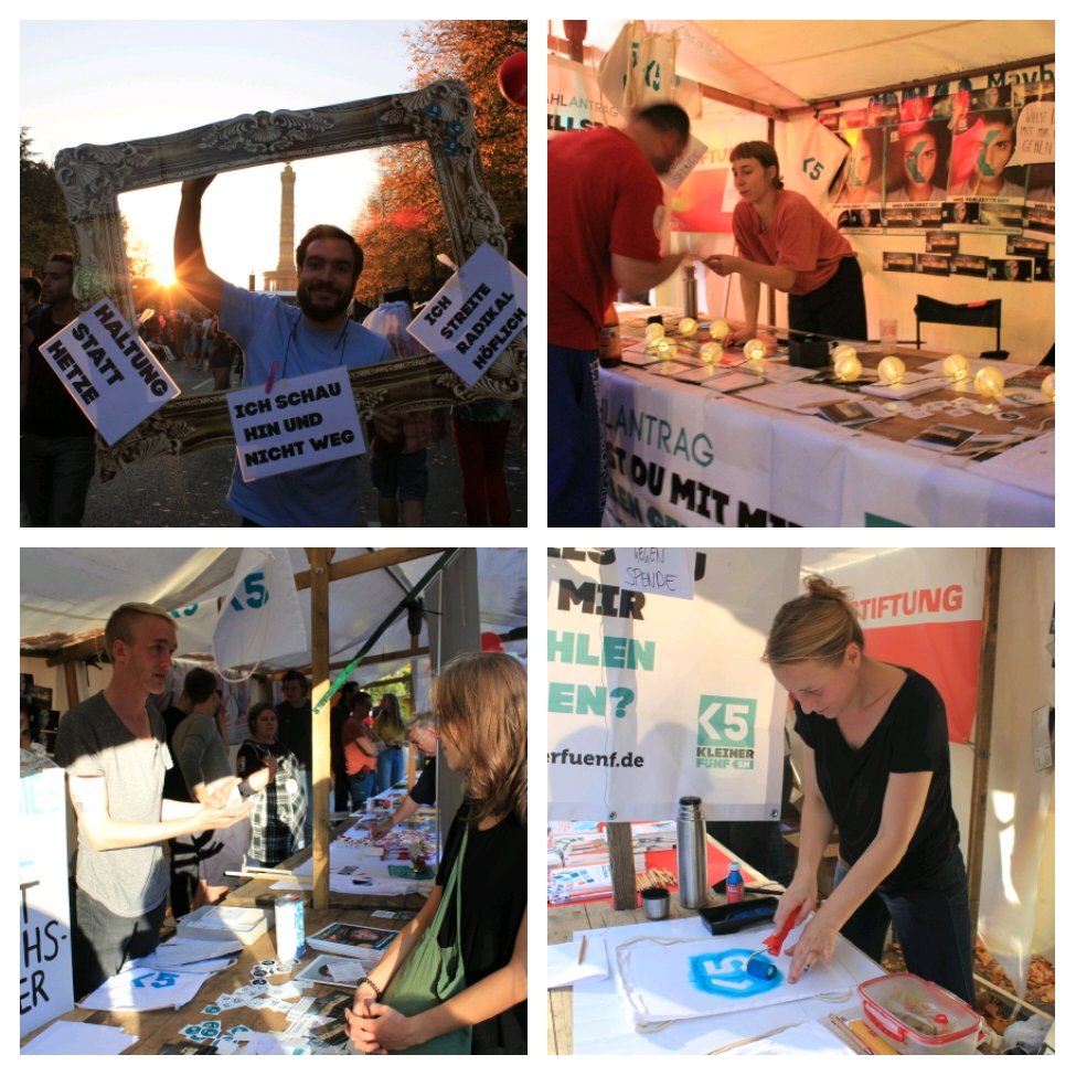 kleinerfuenf's tweet image. ⚠️Ehrenamtlich engagieren wir uns radikal höflich gegen Rechtspopulismus und für eine gute Debattenkultur.

🤗Hilf uns weiterzumachen:
betterplace.org/de/projects/64…

#unteilbar #LtwBY18 #PolitischeBildung #politik #Rechts #Rechtspopulismus #noAfD