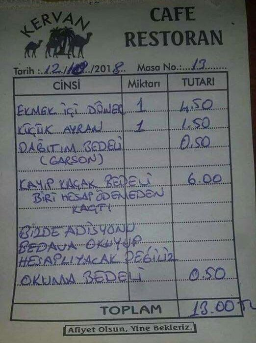 Elektrikte alınan kayıp-kaçak bedelinin bundan daha iyi izahı olamazdı... 😊