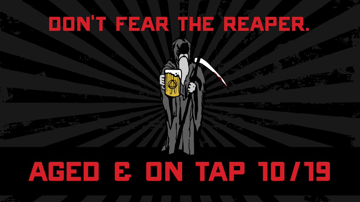 WorkshopBrewing's tweet photo. Don't FEAR the Reaper, folks. Drink it! 

Barrel Aged Reaper Harvest Saison - On Tap Friday, 10/19. 

#PourtothePeople #WorkshopBrewing #TCMI #TraverseCityBeer #HarvestSaison #BarrelAgedBeer #MichiganCraftBrewing https://t.co/PUm3iiPdO2