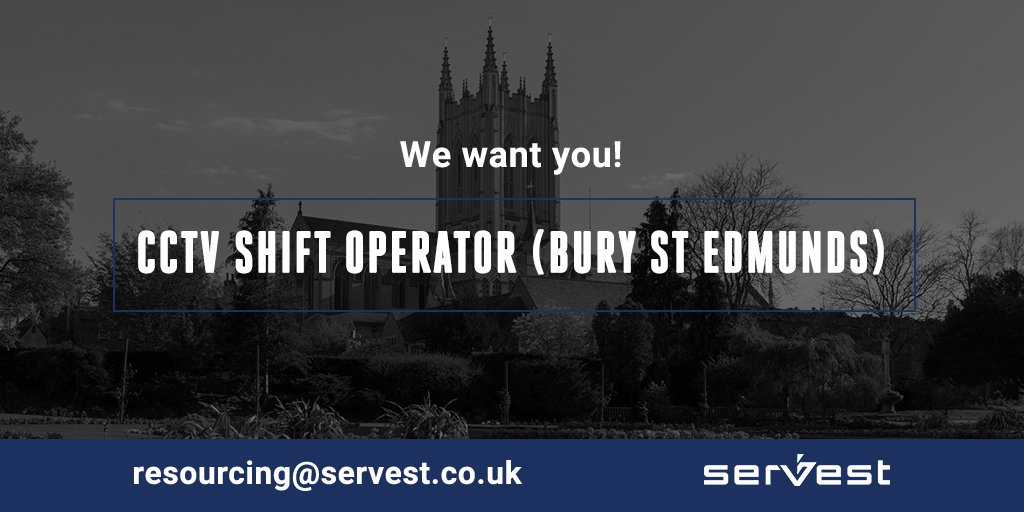 AtalianServest's tweet photo. #Security #Controller / #CCTV #Operator
Located in Bury St Edmund's, #Suffolk, the Communications Centre of Servest.
We are seeking an experienced CCTV operator to join the team.
#BuryStEdmunds #SecurityJobs #Norfolk #Cambridge
Apply here -> https://t.co/Tv7Ikxckws https://t.co/TVVou4lotI