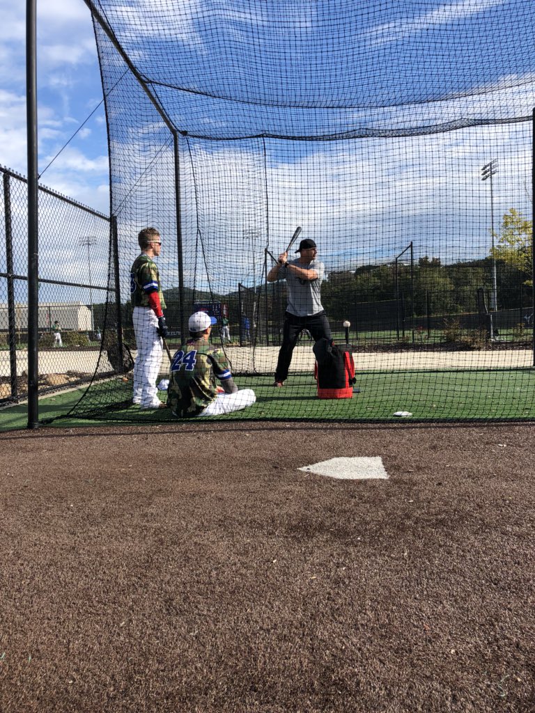 JSully12's tweet image. Great to have @RedAlertCrew down in GA w/ NEB! Thanks for helping all the hitters out!