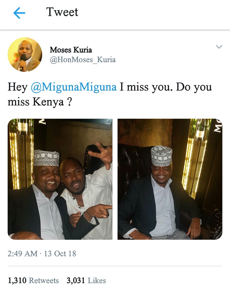 Blackyula's tweet photo. @MigunaMiguna A message for you @MigunaMiguna https://t.co/jtx5Srgaok