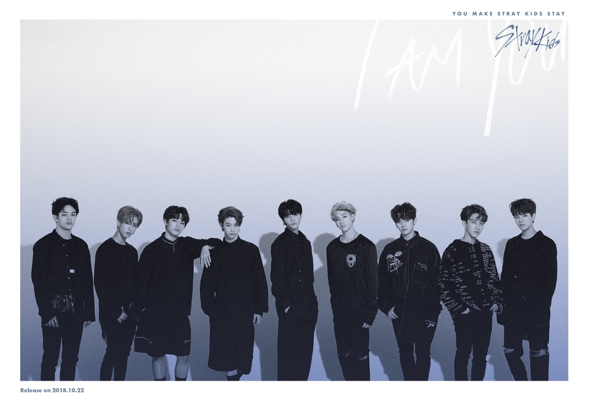 Stray_Kids's tweet image. Stray Kids(스트레이 키즈) &amp;lt;I am YOU&amp;gt;
TEASER IMAGES

2018.10.22 MON

#StrayKids #스트레이키즈
#IamYOU #UNVEIL
#YouMakeStrayKidsStay