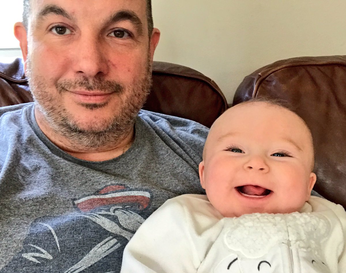 Sean_P_Doyle's tweet photo. Looks like Sunday morning @PhantomGourmet with dad is a hit! #ChubbyLumpkins #oldschoolrituals @Chris_Meagz #foodieintraining @FoodsmithDUX https://t.co/B2hmlB4Kyq