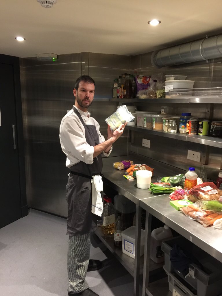 DavidHRamsden's tweet photo. Chef David the Seebacher, #prepping for #special menu for @EdCocktailFest ALL this week @thefatponyedin .....#trying #ablast #from4 https://t.co/IbUtinpHDV