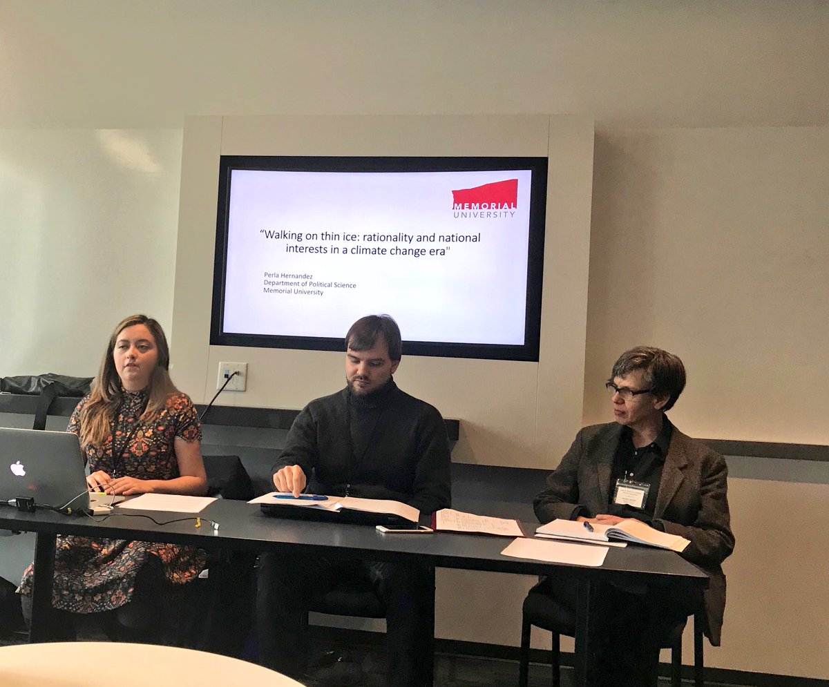 Perla_hg's tweet photo. Honored to present at the Global Environmental Politics in a Climate Change Era Panel with @eatingpolitics @joseaugustomc @RussAlanWill .Thank you for your presentations,feedback &amp; for inviting me. Congrats for such a great conference @isaluciecote @amandabittner 
#APPSATHEROCK https://t.co/qHm91SjDwl