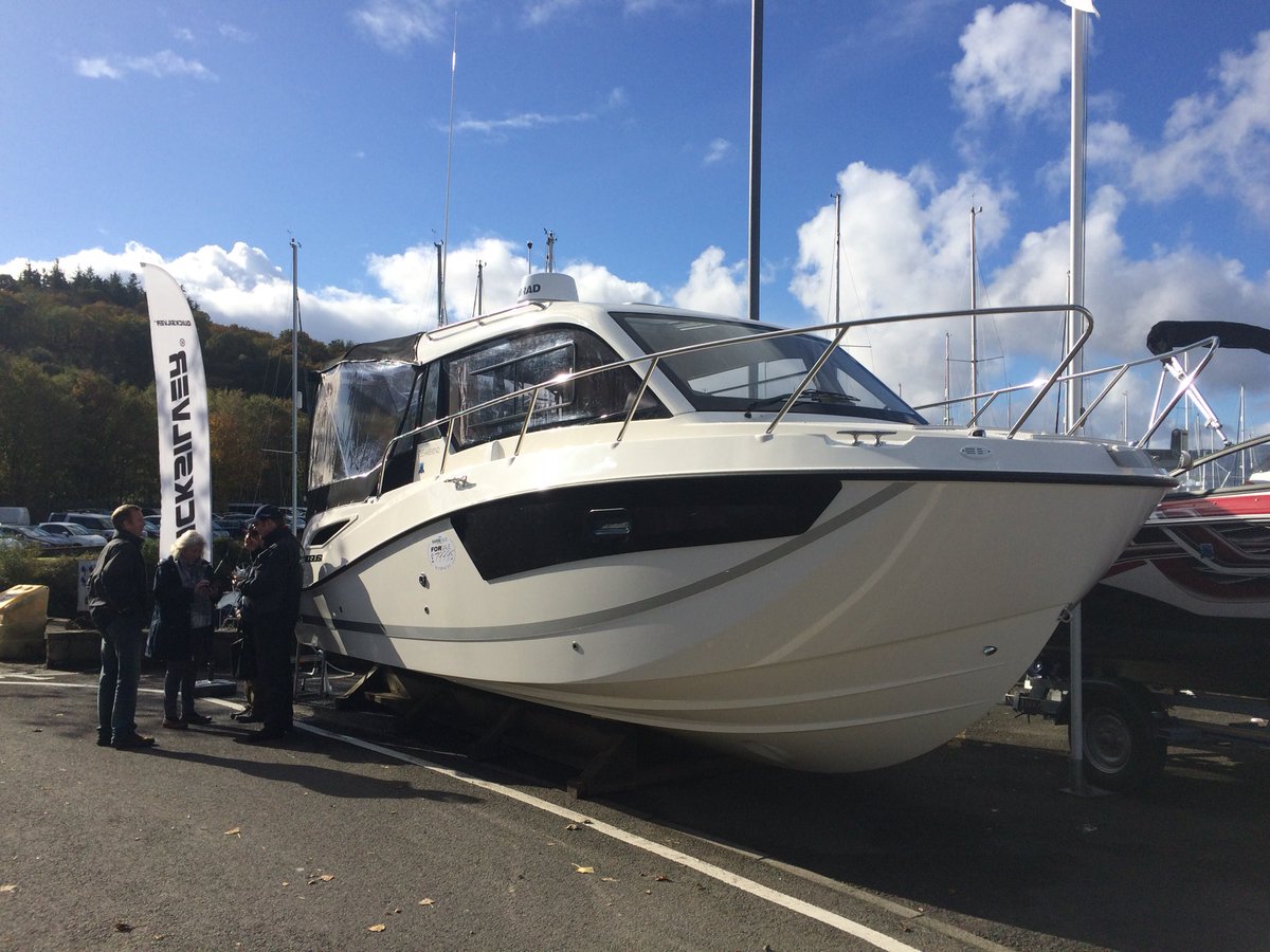 #MarineSalesScotland display of new Boats at the Scotland’s Boat Show #ScotBoatShow #KipMarina @ScotBoatShow @QuicksilverUK