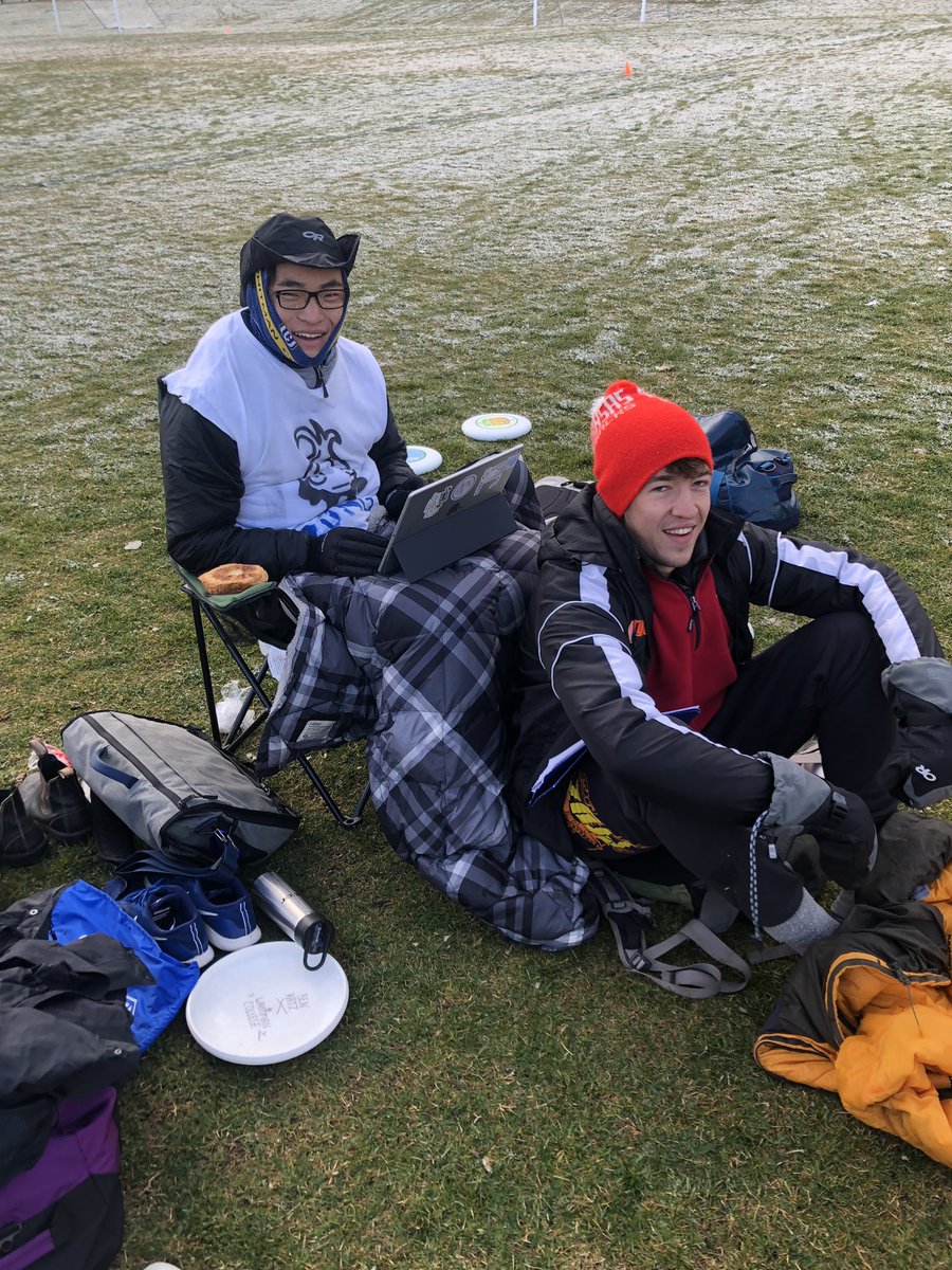 MWhitman_Sweets's tweet image. Sweets defensive coordinator Josh and O line set play specialist Klus are ready for our 9am. #surfacepro3