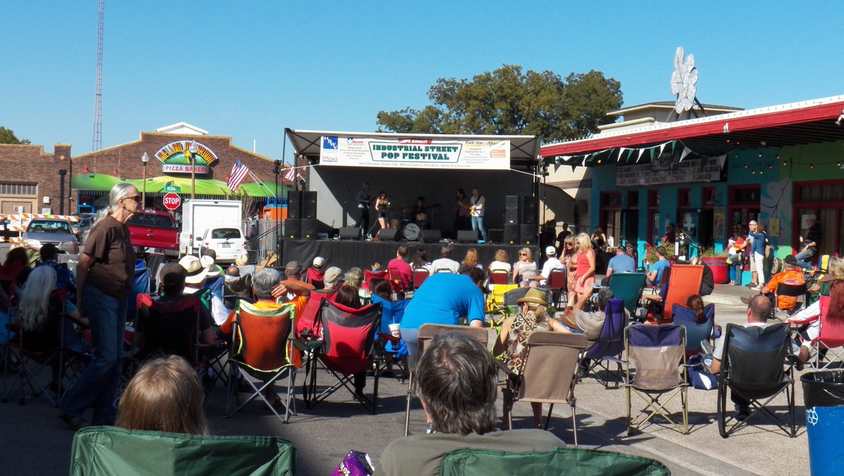 DiscoverDenton's tweet photo. "I love music’s superpower to whisk me back in time. If you can relate, this coming Saturday is especially for you." Don your 70s best because the Industrial Street Pop Festival is this weekend! Check out what to expect at @Kimphillips61's blog: https://t.co/nw0t381ByT #dentoning https://t.co/4qaKRLaRa5