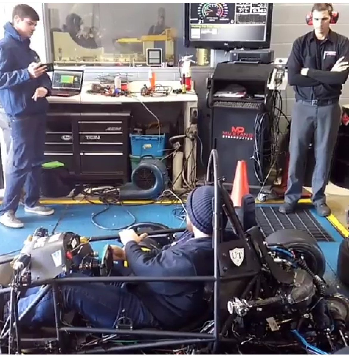 Great day yesterday on the dyno tuning up the engine and squeezing all the power we can out of our KTM 450.