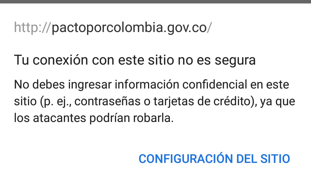 markoacadena's tweet photo. El colmo de nuestro país... Que hasta las páginas que lanza el gobierno @IvanDuque  No sean sitios seguros jajaja ploooff https://t.co/uIAhPq79tI