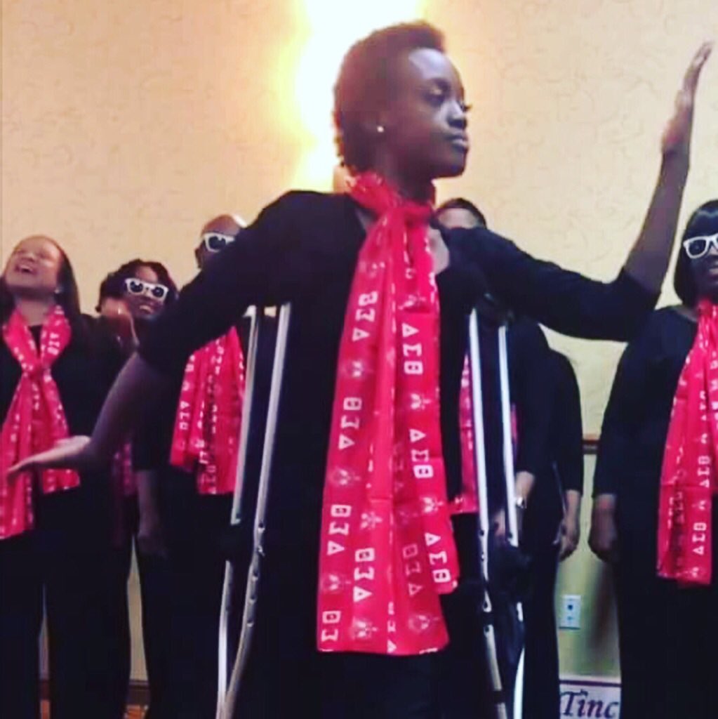 Im_Miche's tweet image. “True Fortitude” 🔺🐘💃🏾 @DSTnSuffolk_VA @dstinc1913 #LifetimeCommitment #AOML #DeltaSigmaTheta