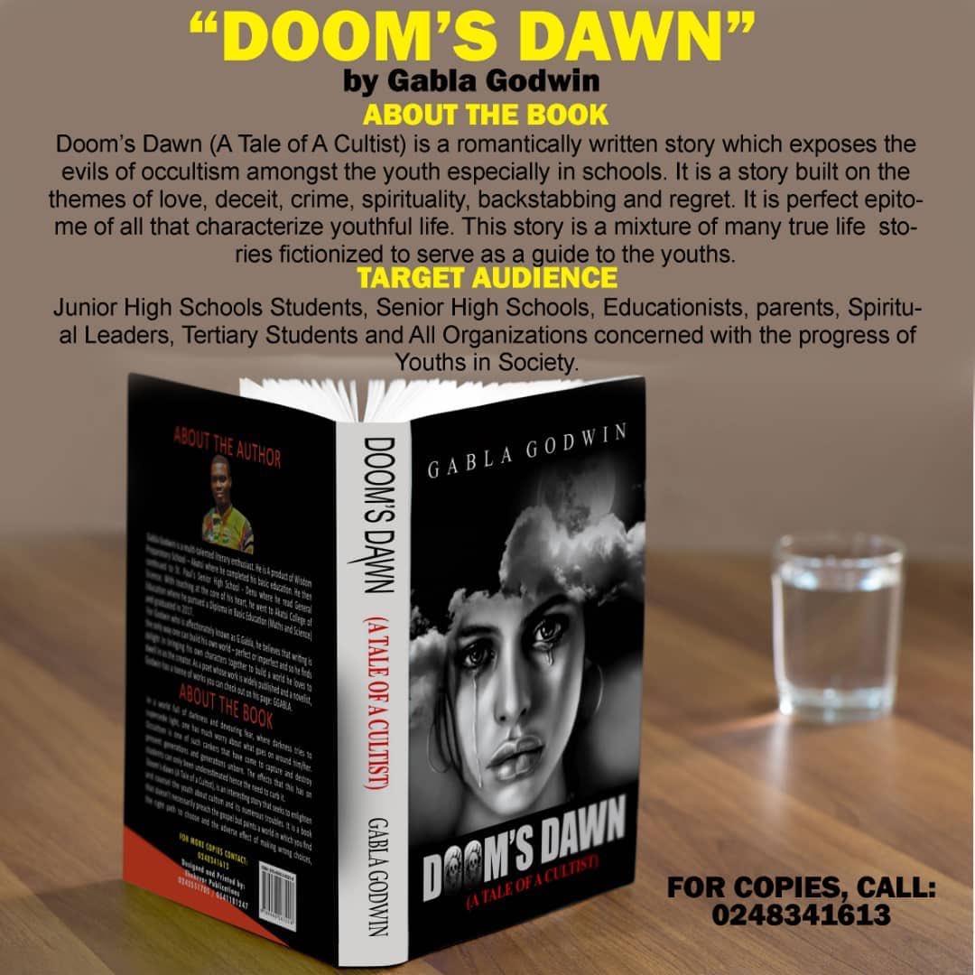 sbnconnects's tweet photo. Our choices of luxury and the repercussions perculiar to each of those choices span the thrill, humour, suspense, action and Drama Packed in Doom's Dawn.
For copies, kindly call 0248341613.
A book written by @SBN’s official Blogger, @GablaGodwin2
#SBNUpdates🇬🇭
#ITEA2018 https://t.co/JZBLjyReW2