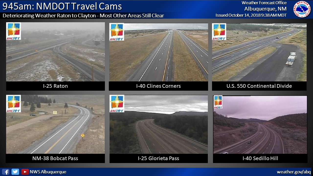 NWS Albuquerque on Twitter "Weather deteriorating from Raton to
