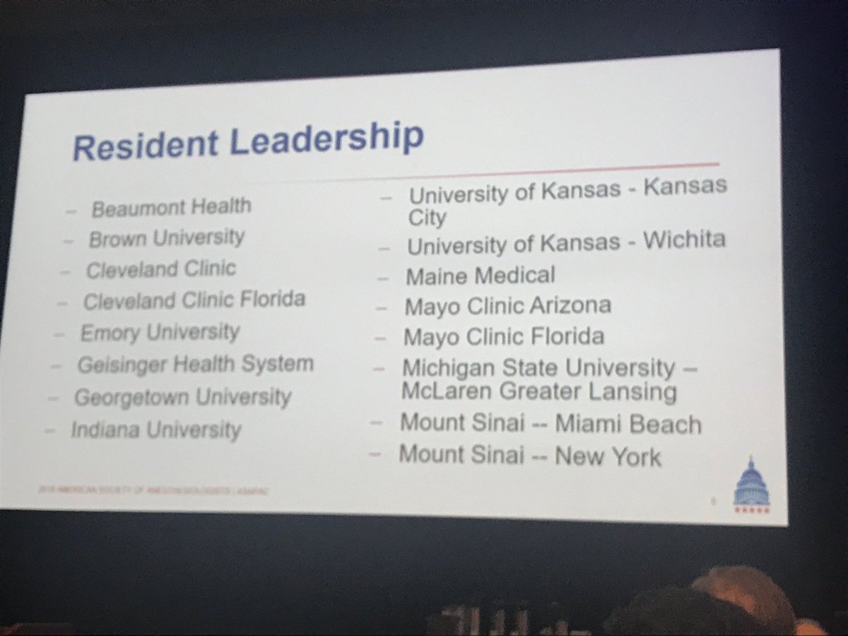 Chris Troianos (@christroianos) on Twitter photo So proud of our <a href="/ClevelandClinic/">Cleveland Clinic</a> and <a href="/CleveClinicFL/">Cleveland Clinic Florida</a> Anesthesiology residents for their recognition at the American Society of Anesthesiologists House of Delegates with their 100% participation in the ASAPAC. So proud of our <a href="/ClevelandClinic/">Cleveland Clinic</a> and <a href="/CleveClinicFL/">Cleveland Clinic Florida</a> Anesthesiology residents for their recognition at the American Society of Anesthesiologists House of Delegates with their 100% participation in the ASAPAC.