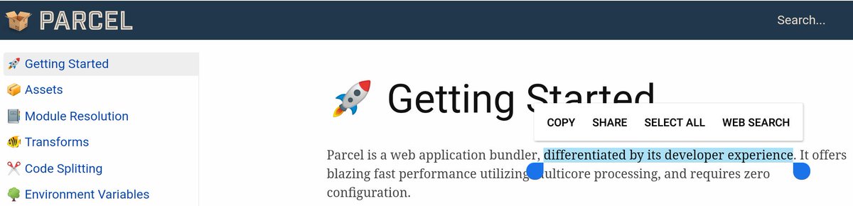 badlogicgames's tweet image. Ah, yes. Bullshit bingo docs. I don't habe much experience with bundlers. The docs don't tell me what Parcel actually does. Modify my .html so they point to concatenated minified versions of my CSS/JS? What about order? #justwebdevthings