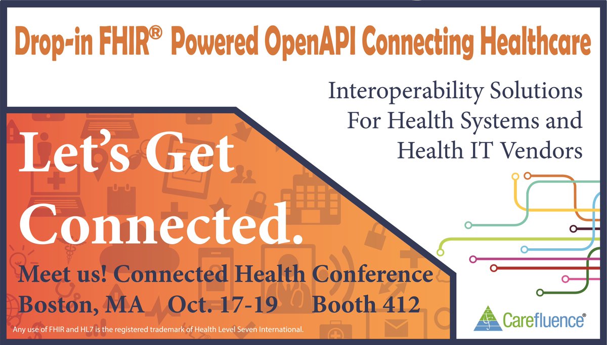 carefluence's tweet image. FHIR is no longer an emerging standard. We can help get you up to date with our drop-in FHIR enabled solution stack.#FHIR #OpenAPI #interoperability #Connect2Health
carefluence.com