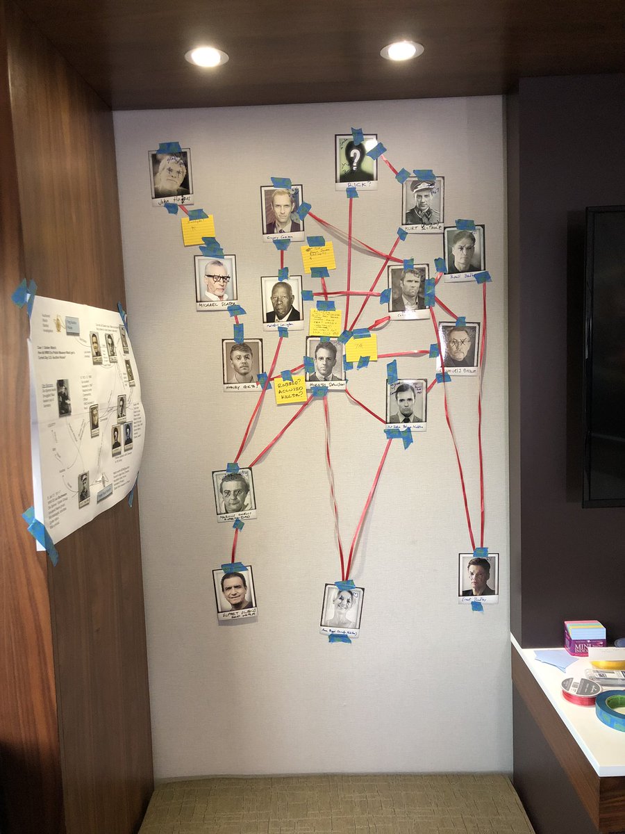 Mopsothoth's tweet photo. I did a fun, tense run of Modern Detective @bigbadcon , great players who all got into it and we Mind Mapped our way to solving the case of the Soldier with the Golden Heart! https://t.co/j9P8dMTwnO